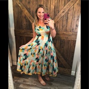 Thml midi dress with adjustable straps.